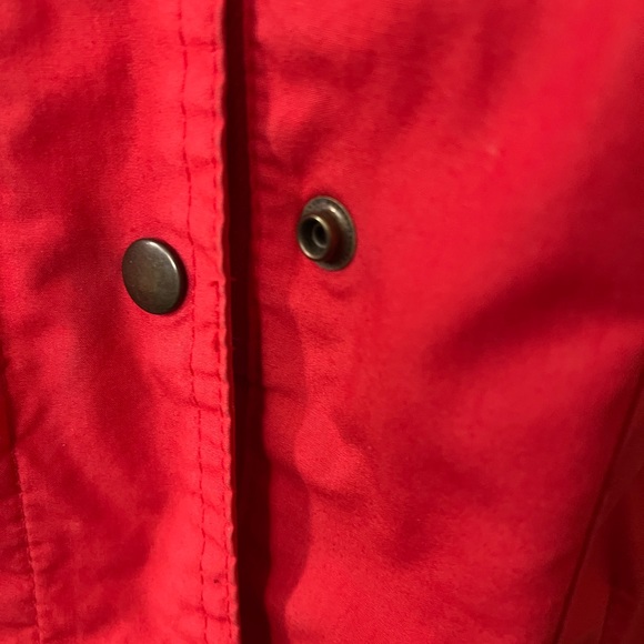 FOG Rain Fall/Spring Jacket Red with Hood - Picture 10 of 12